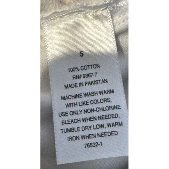 Arizona Jean Co. Women Jeans Skater Slouchy Ripped Hi-Rise Wide Leg Sz.5 NWT - Picture 10 of 11